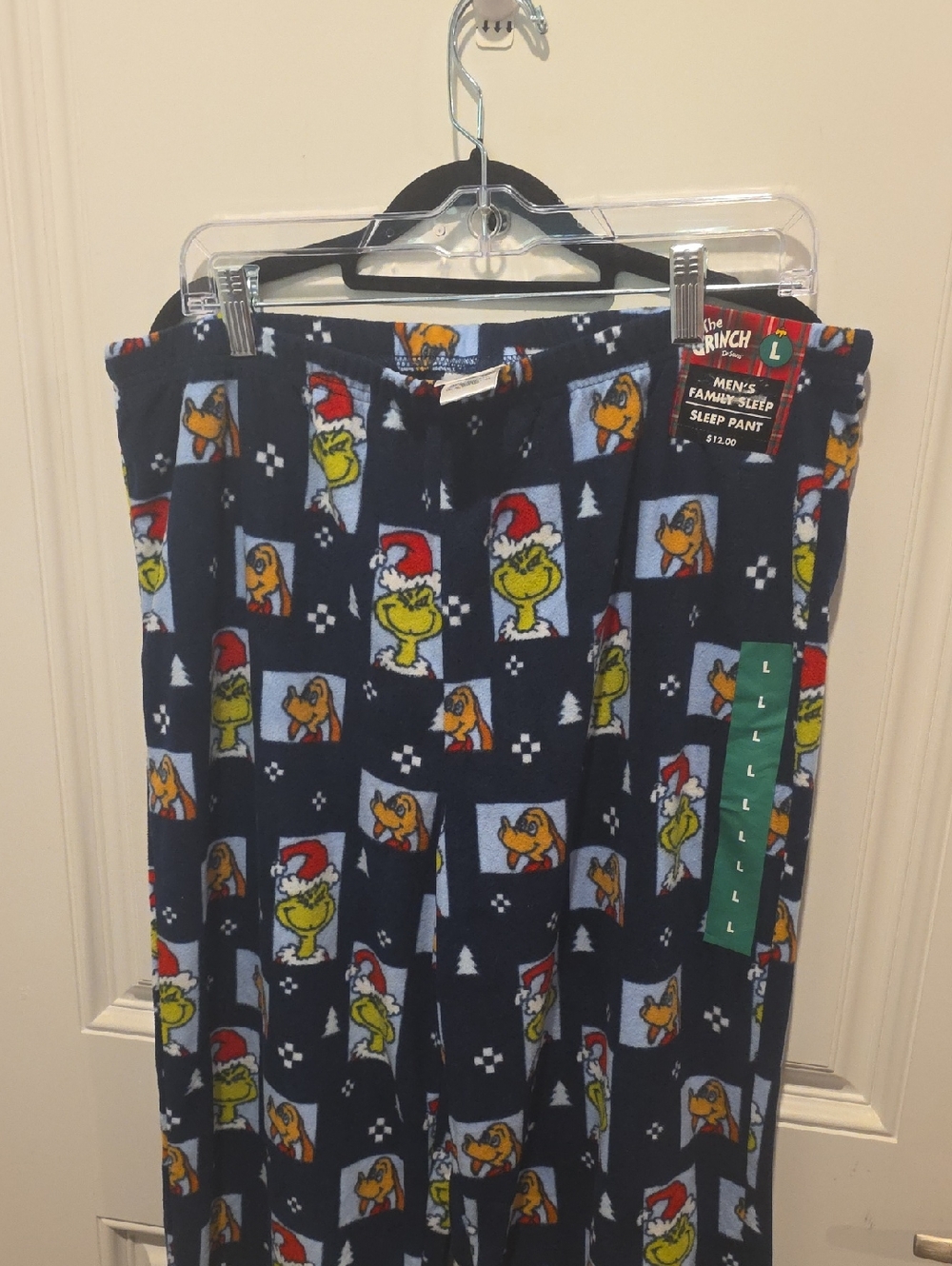 The Grinch Men’s Navy Blue Holiday Sleep Pants